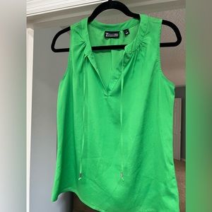 Sleeveless 7th Ave Design Studio (NY&Co) green top
